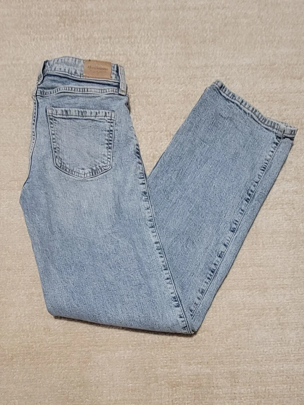 Abercrombie kids High Rise Wide Leg Jeans